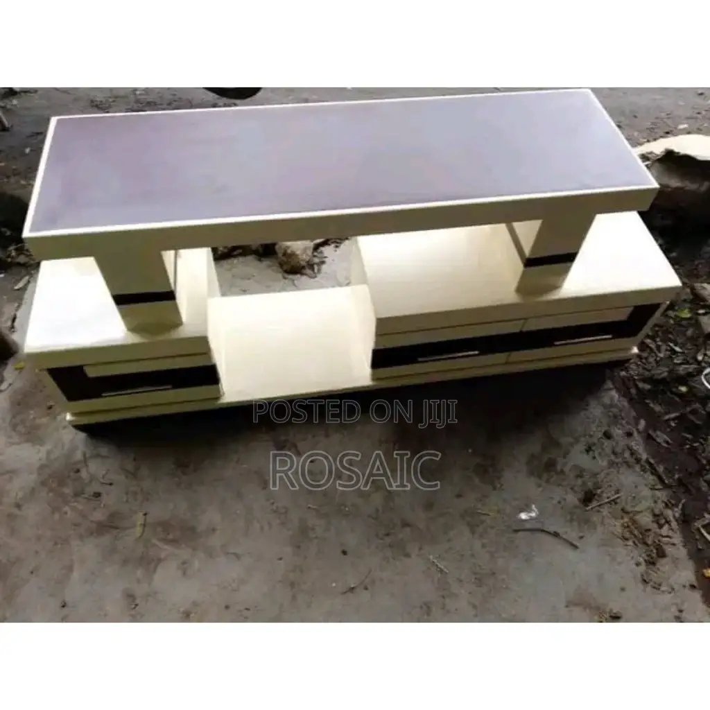 Wooden TV Stand With Drawers