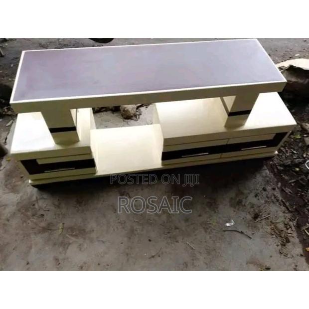 Wooden TV Stand With Drawers