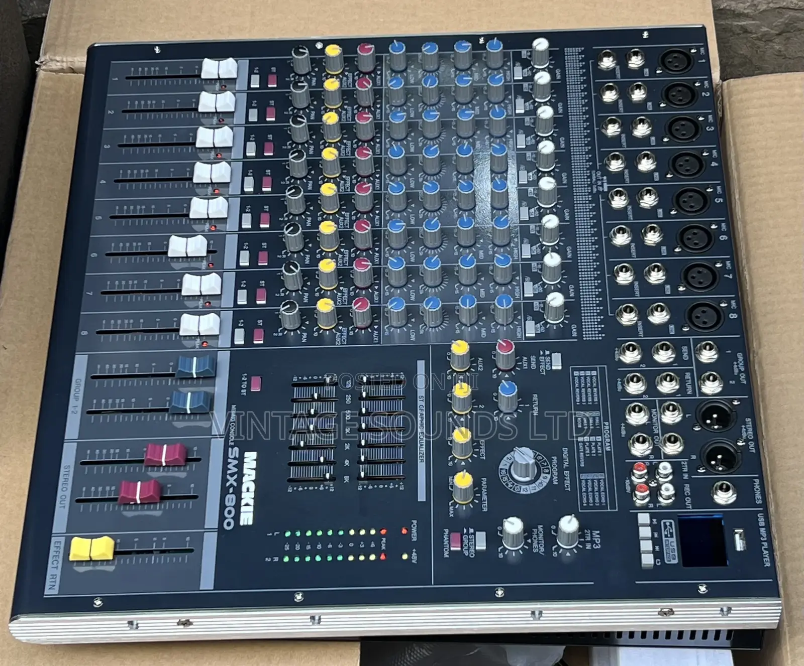 Mackie Smx800 8channel Live Mixer