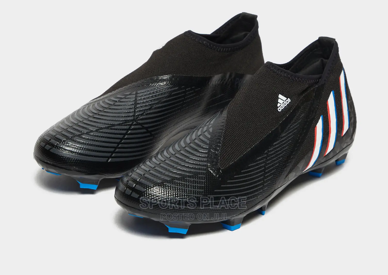 Predator Edge+ Black Football Boots