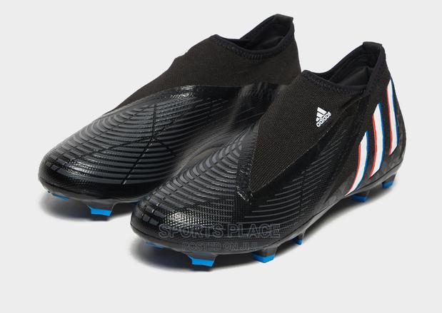 Predator Edge+ Black Football Boots - thumbnail 2