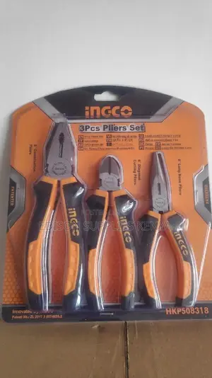 Pliers Set Ingco 3pcs Combination Long Nose Cutting Pliers