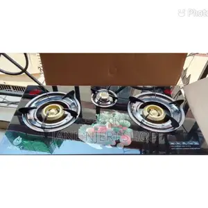 Natural Glasstop 3 Burner Cooker