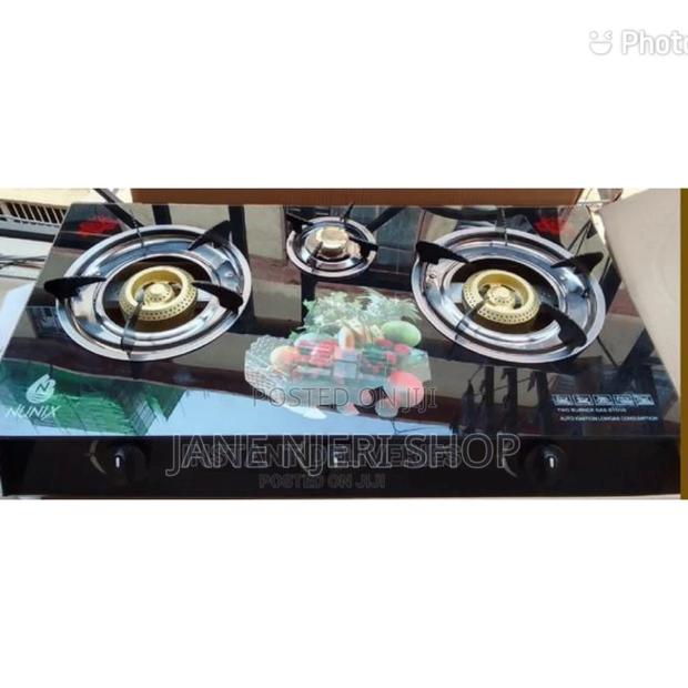 3 Burner Nunix Glasstop Cooker