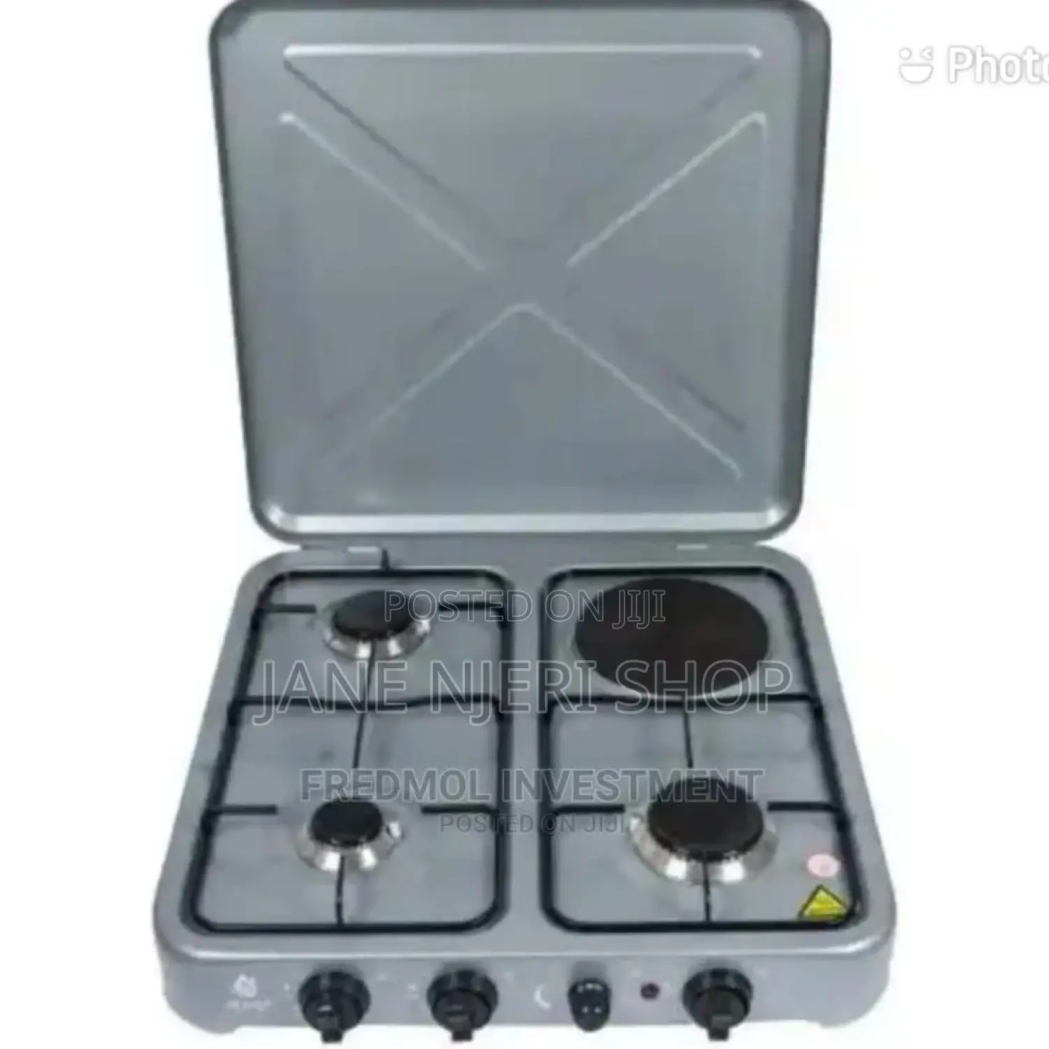 Nunix 4 Burner;;3 Gass 1 Electric.