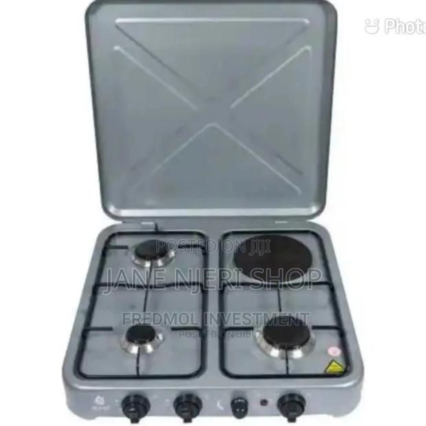 Nunix 4 Burner;;3 Gass 1 Electric.