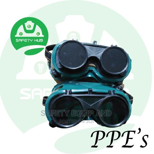 Welding Goggles/Black and Green - main view