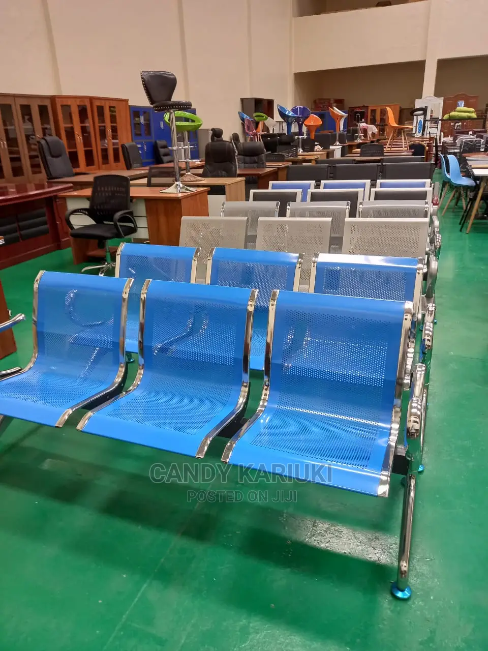 Hospital Waiting Area Non Padded Seat