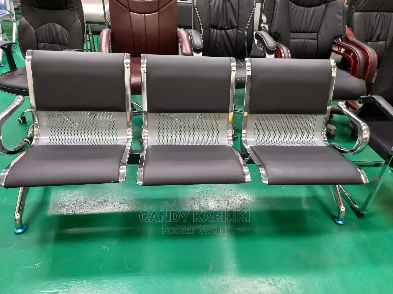 Waiting Area Padded Linked Bench