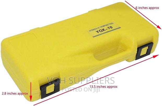 10 Ton Hydraulic Wire Battery Cable Lug Terminal Crimper - thumbnail 3