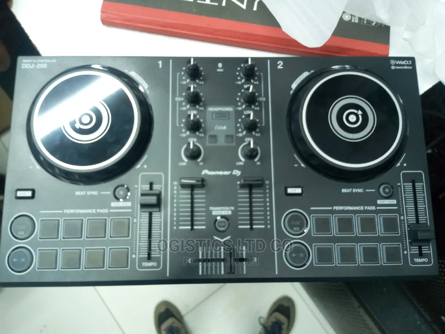Pioneer Dj DDJ-200 2-Channel Smart DJ Controller Black