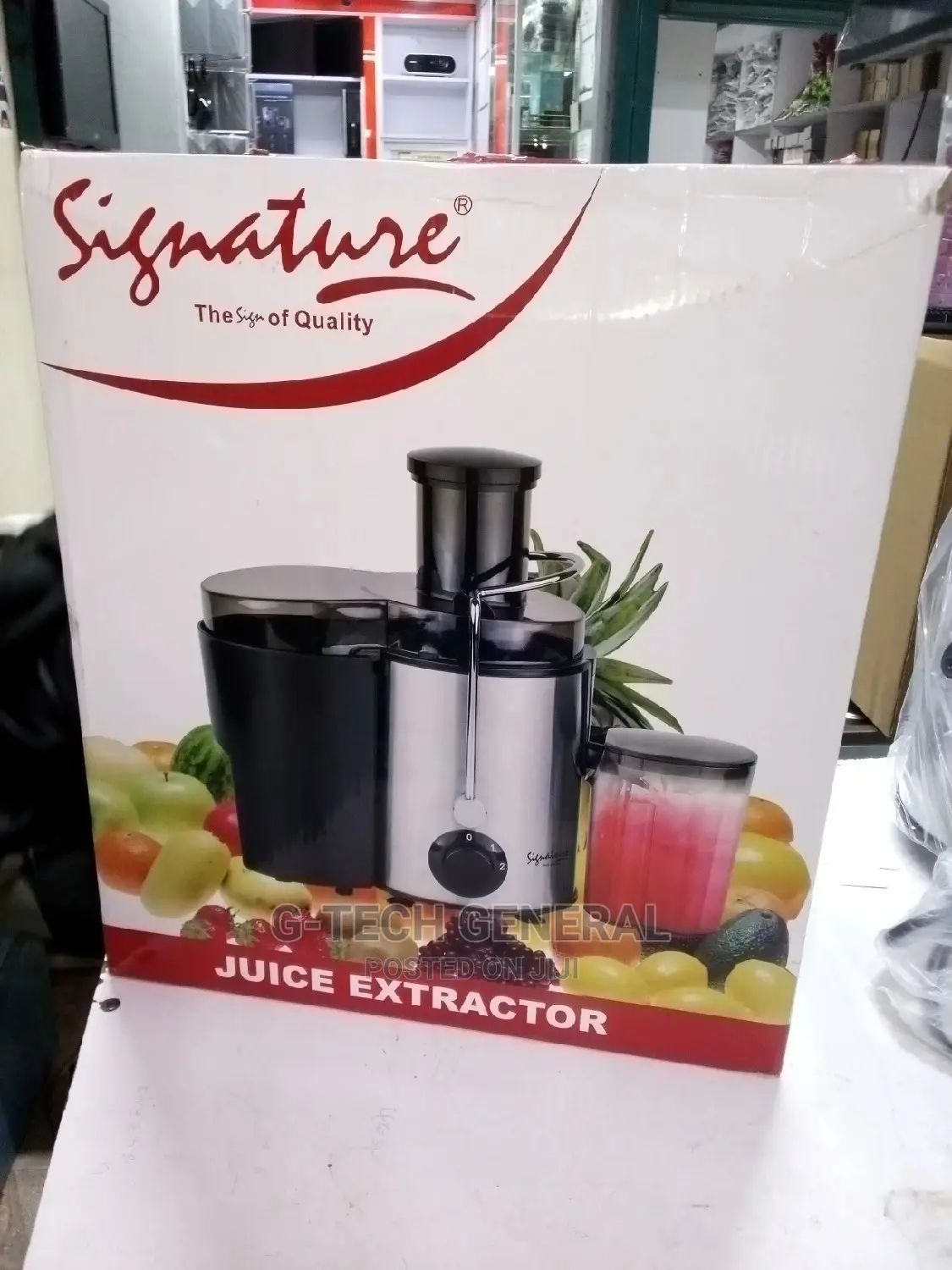 Signature 850 Watts Electric Juicer/Juice Extractor