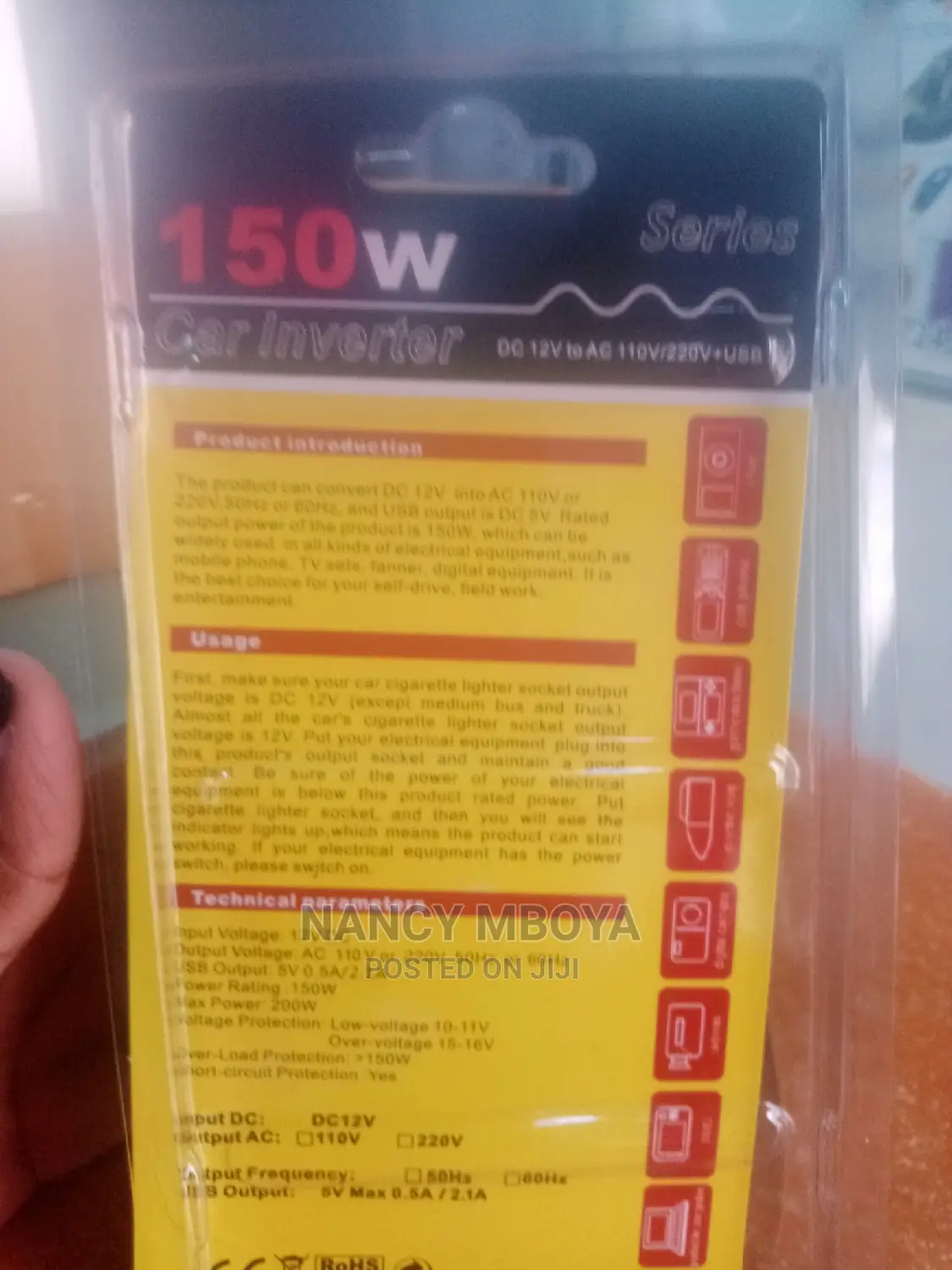 Car Power Inverter 150w