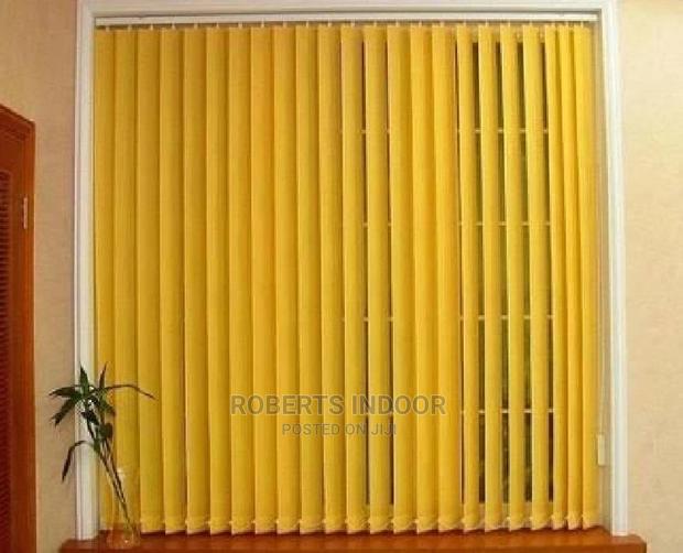 Yellow Vertical Office Blinds