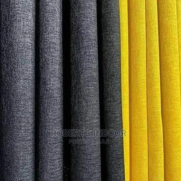 Grey and Mustard Yellow Stylish Curtain