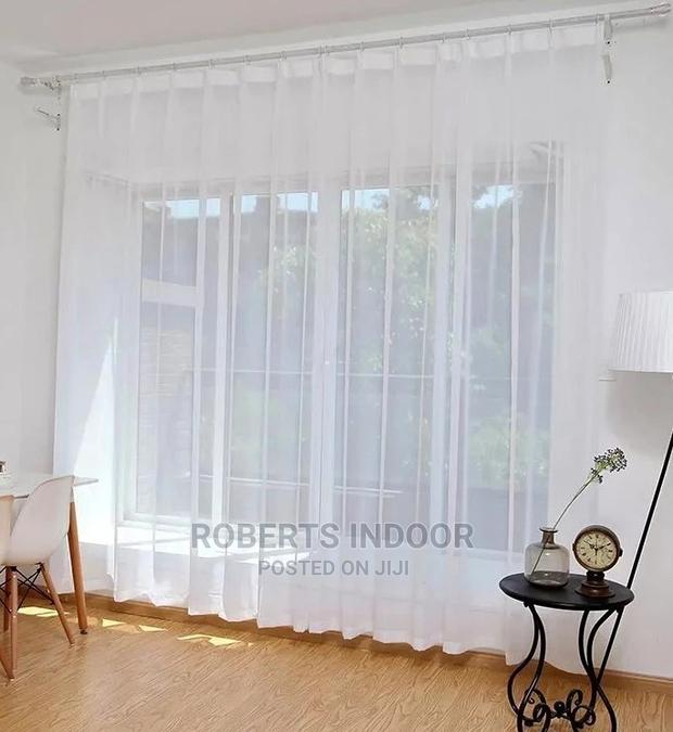 White Elegant House Sheer