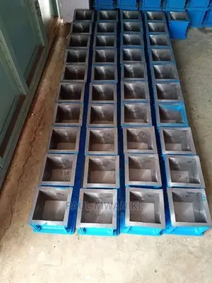Cast Iron Concrete Cube Moulds, 15x15x15cm