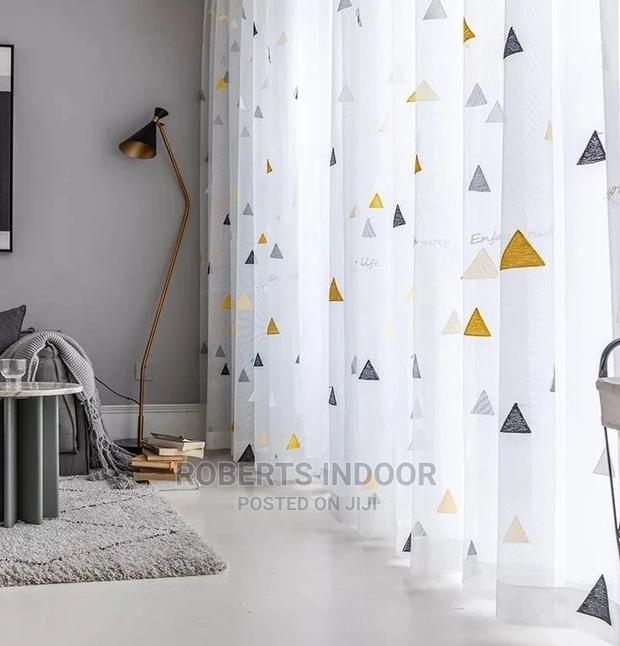 Printed Elegant House Sheer