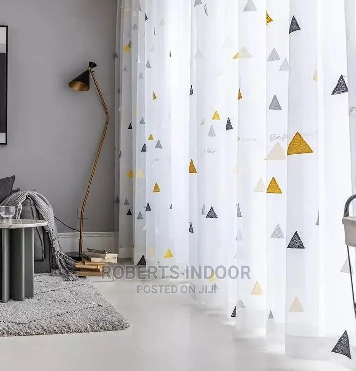 Printed Elegant House Sheer