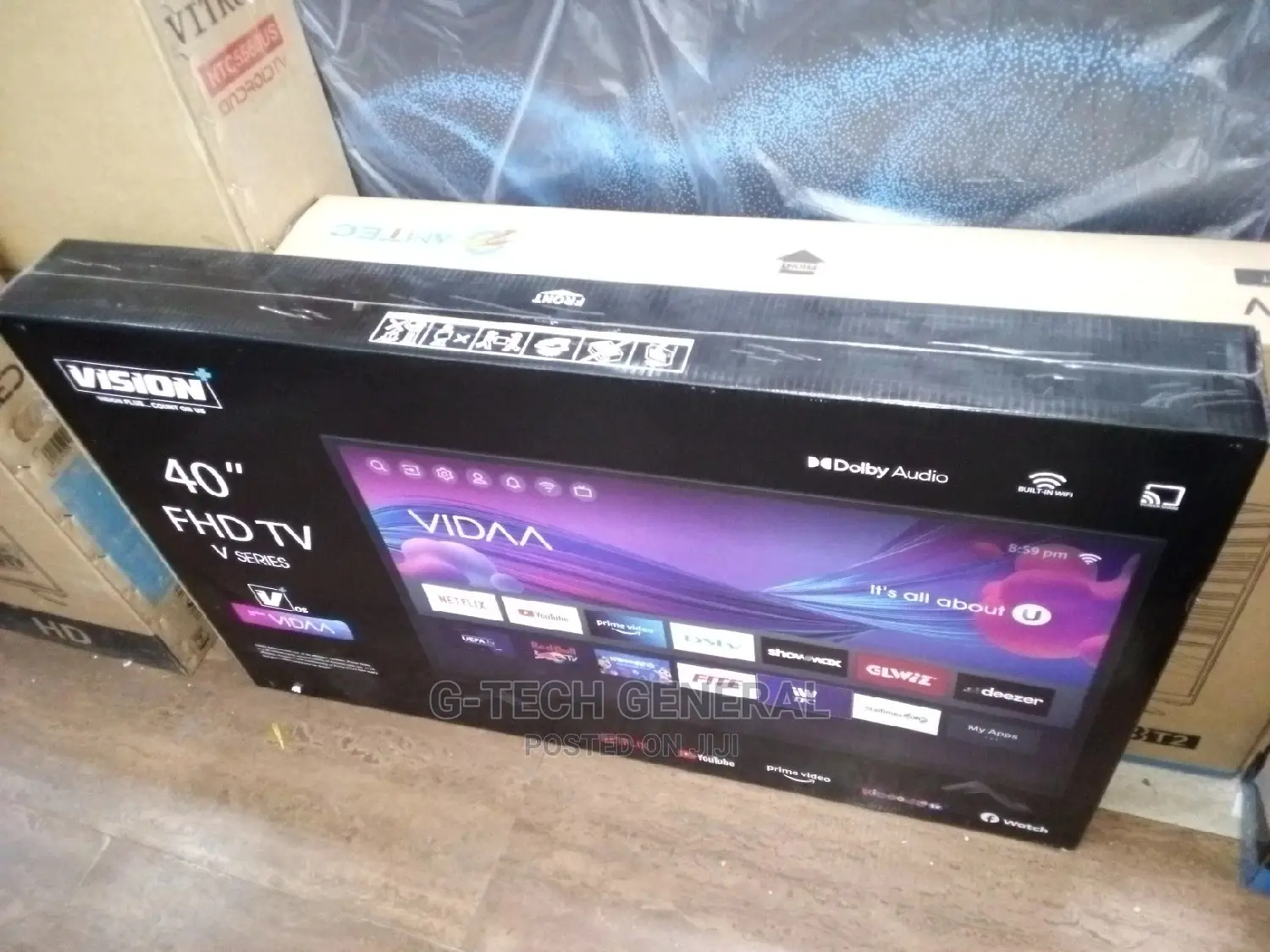 Vision Plus 40''full HD v Series Smart Tv,(Vidaa Os)