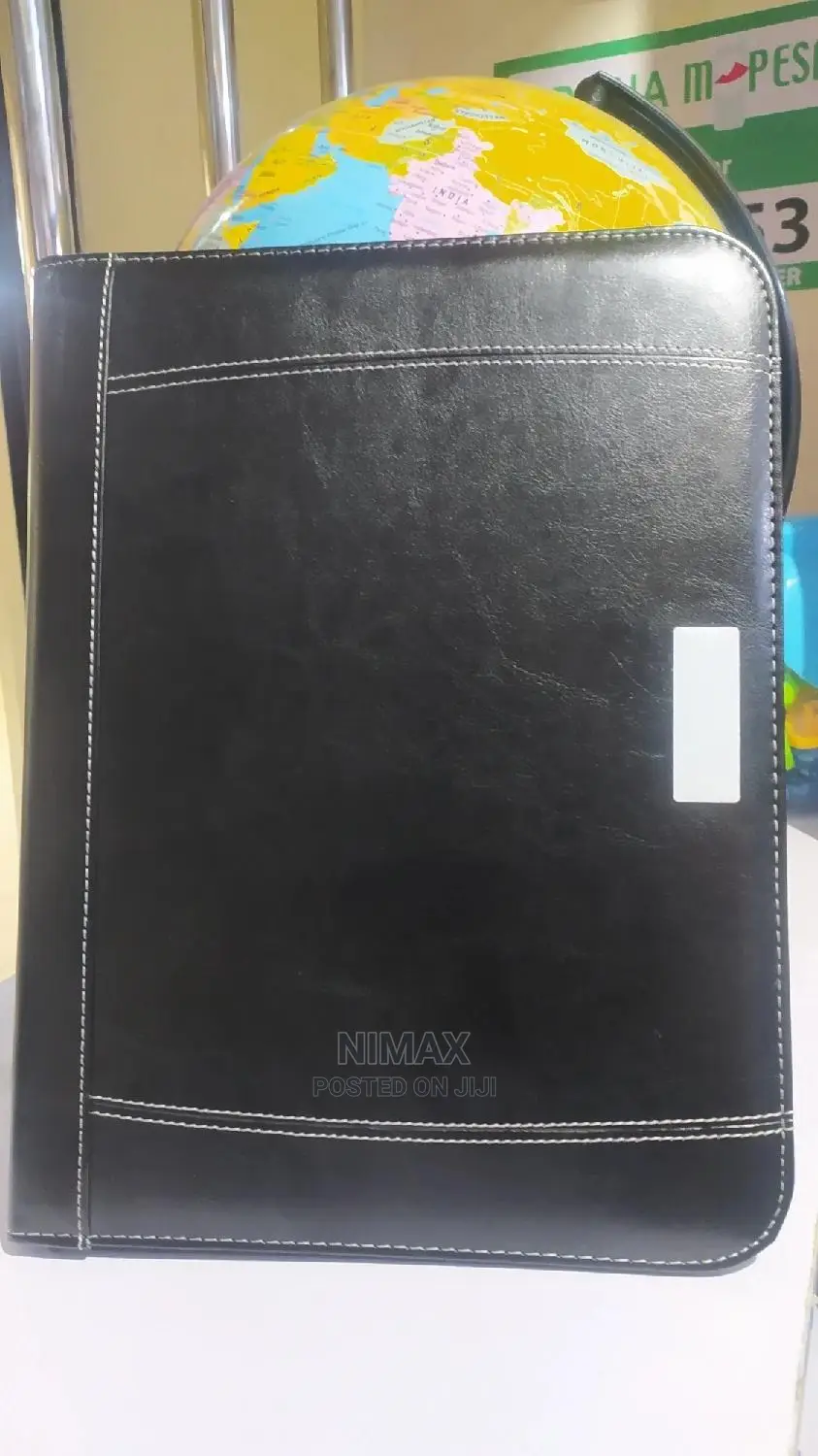 Leather Folder With Zip