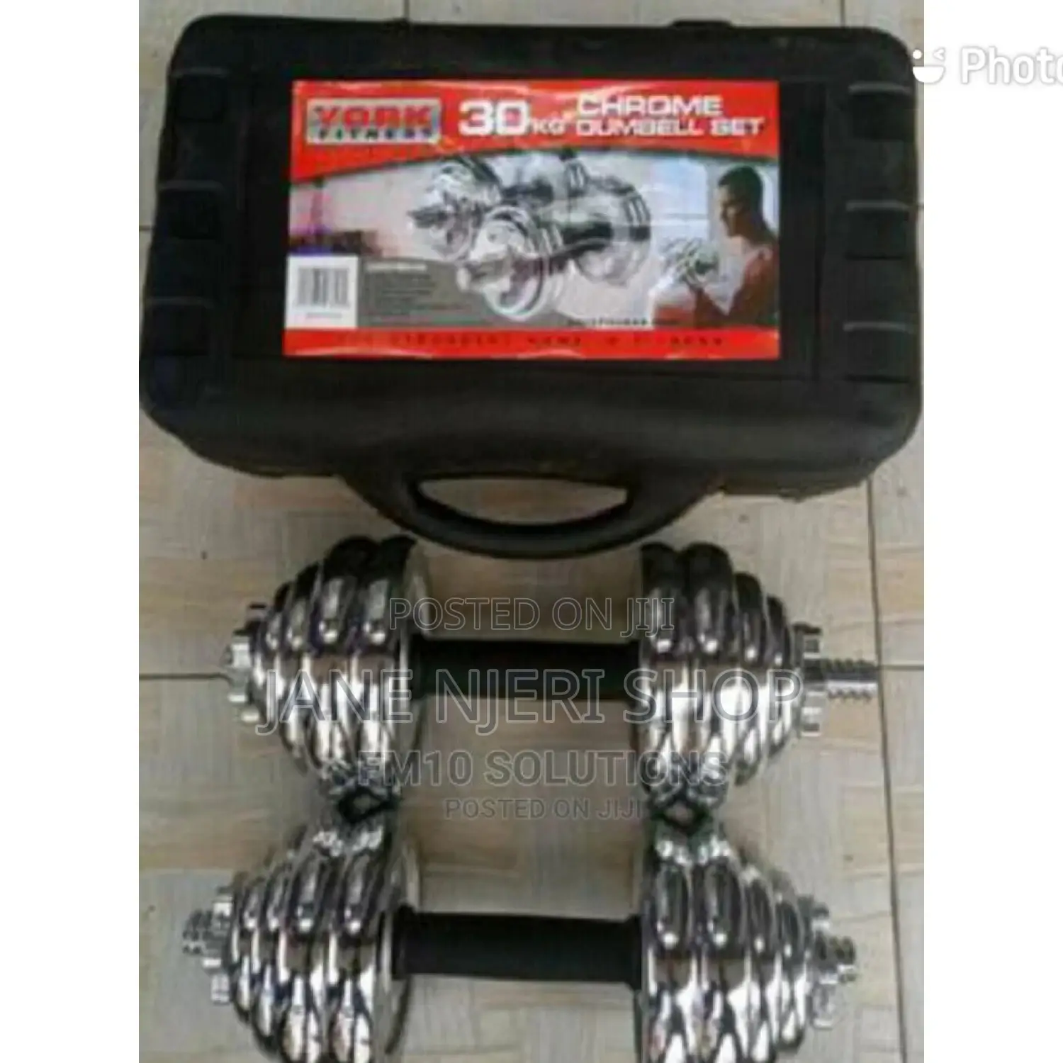 30 Kg Chrome Dumbell Set