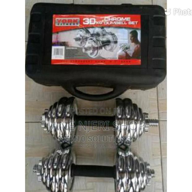 30 Kg Chrome Dumbell Set