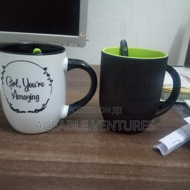 Black Magic Mug With Spoon