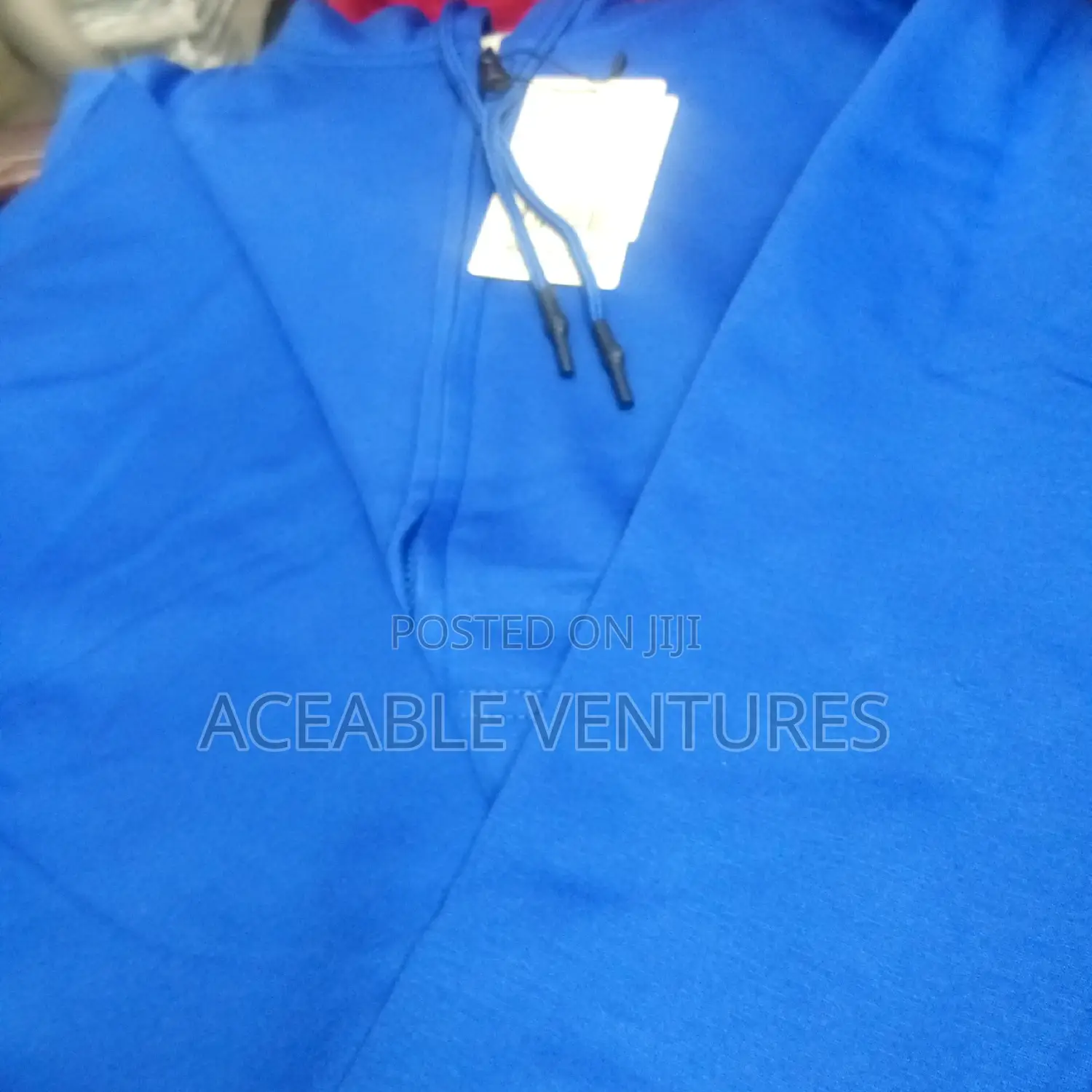 Blue Hoods With Zip