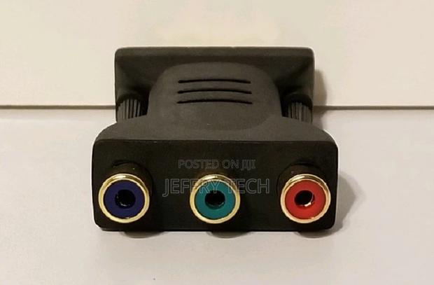 DVI-I Male to 3 RCA Female Component AV Connector Converter - thumbnail 3