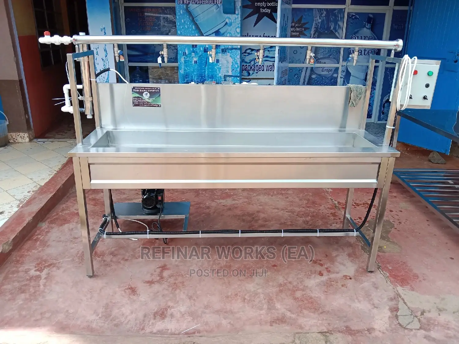 Machines for Starting a Water Treatment, Vending Bottling