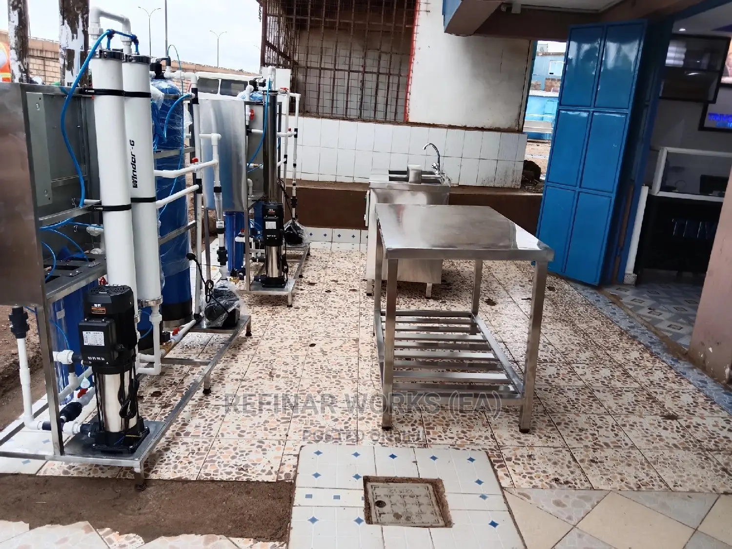 Machines for Starting a Water Treatment, Vending Bottling