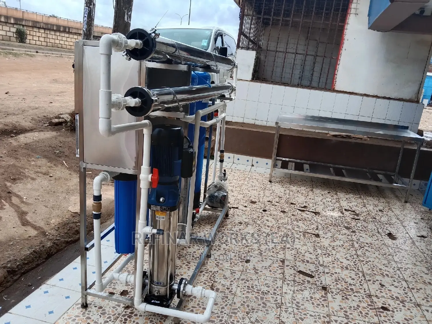Machines for Starting a Water Treatment, Vending Bottling