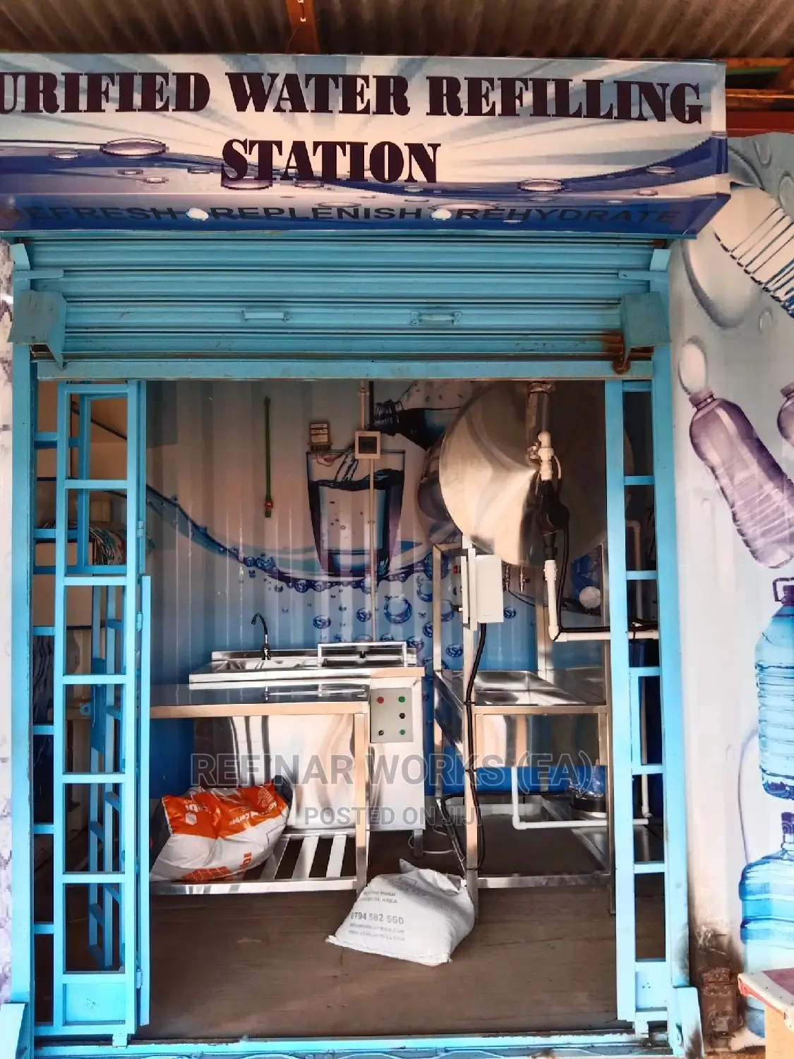 Complete Borehole Water Treatment Plant (Free Installation)