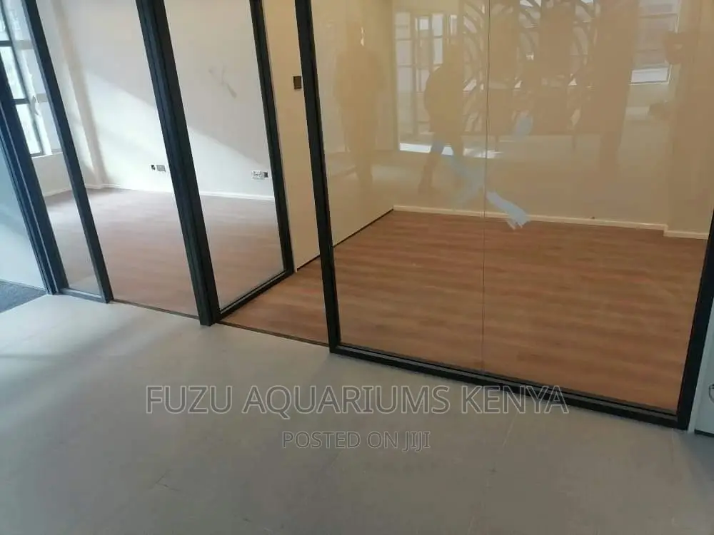 Glass and Aluminum Partition