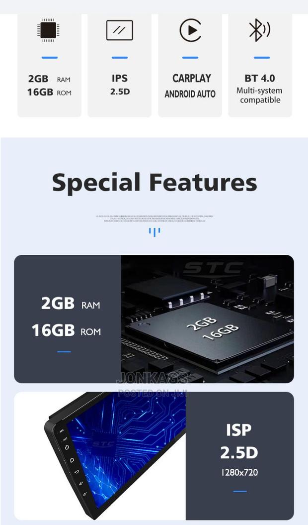 10 Inches Android Version 11 Car Stereo 2gb - 32gb - thumbnail 2