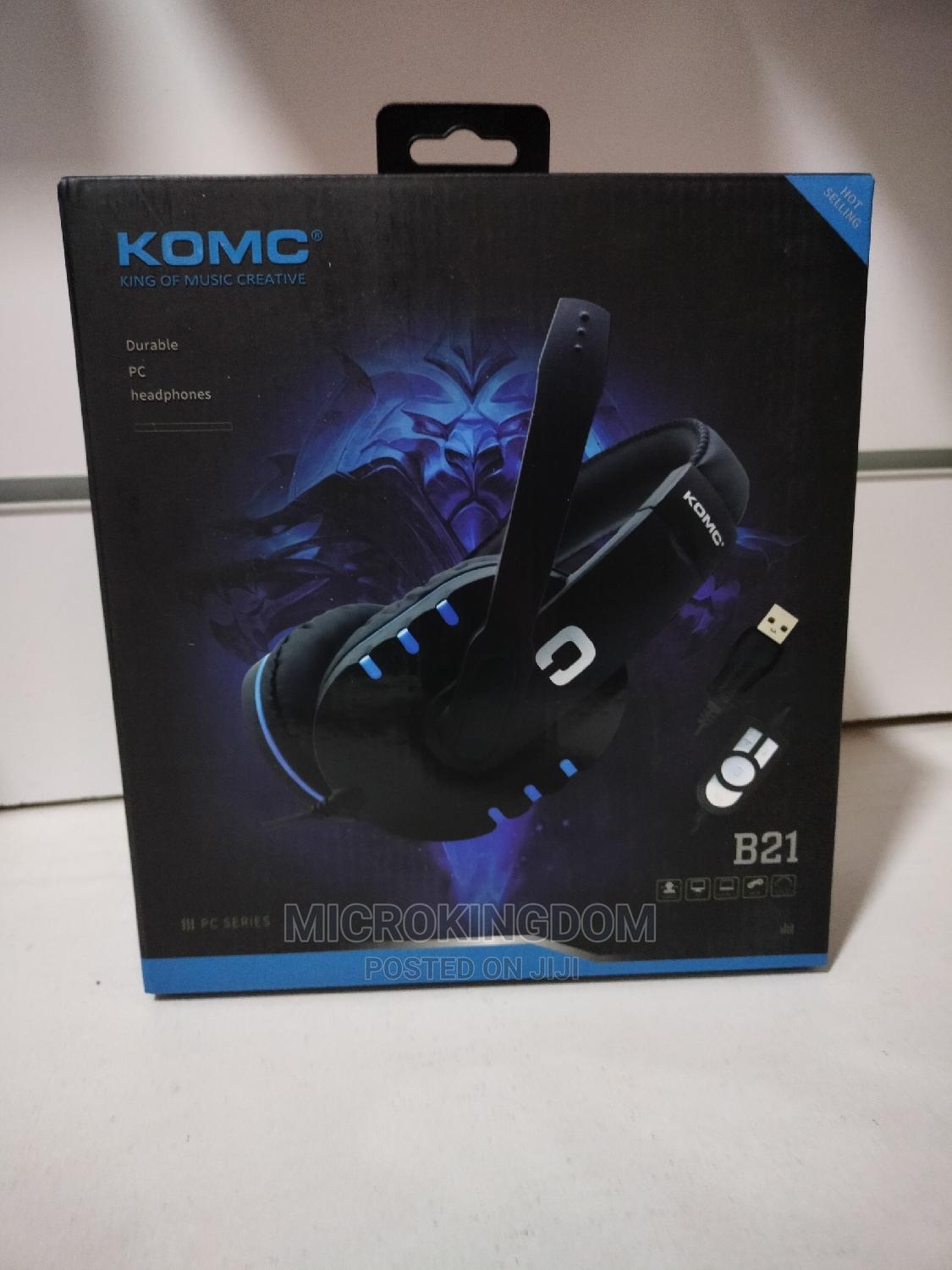 KOMC B21 Usb Headphones With Mic in Nairobi Central Headphones