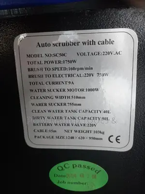 Aico Auto Scrubber With Canle(Sc-50c)
