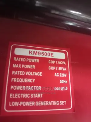 Gasoline Generator 7.5 Kva K-Max Generator