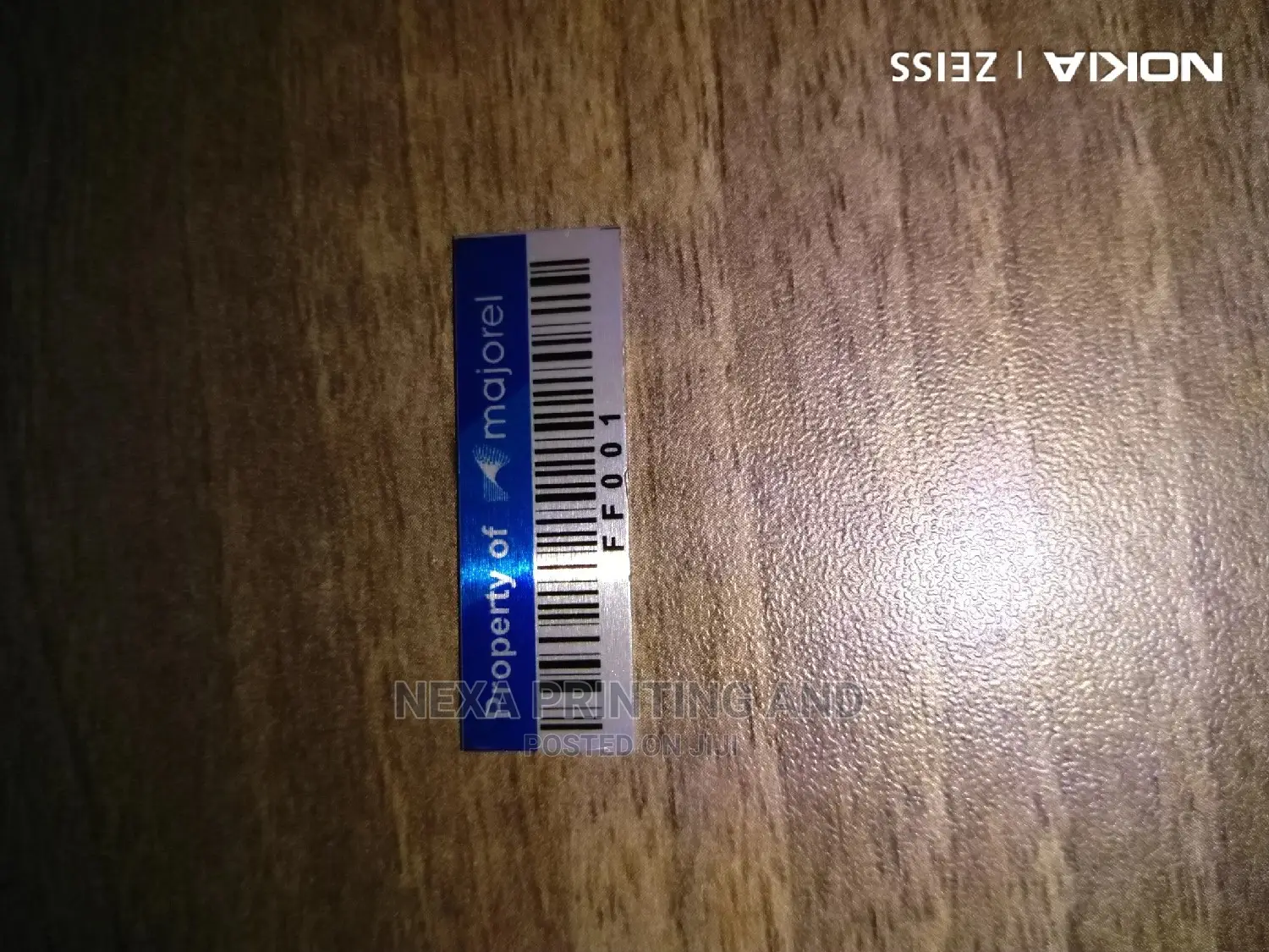 Aluminium Asset Tags