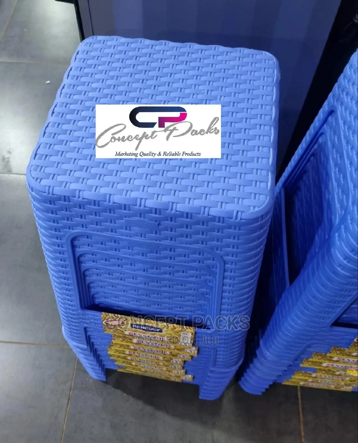 Kenpoly Plastic Rafted Stools