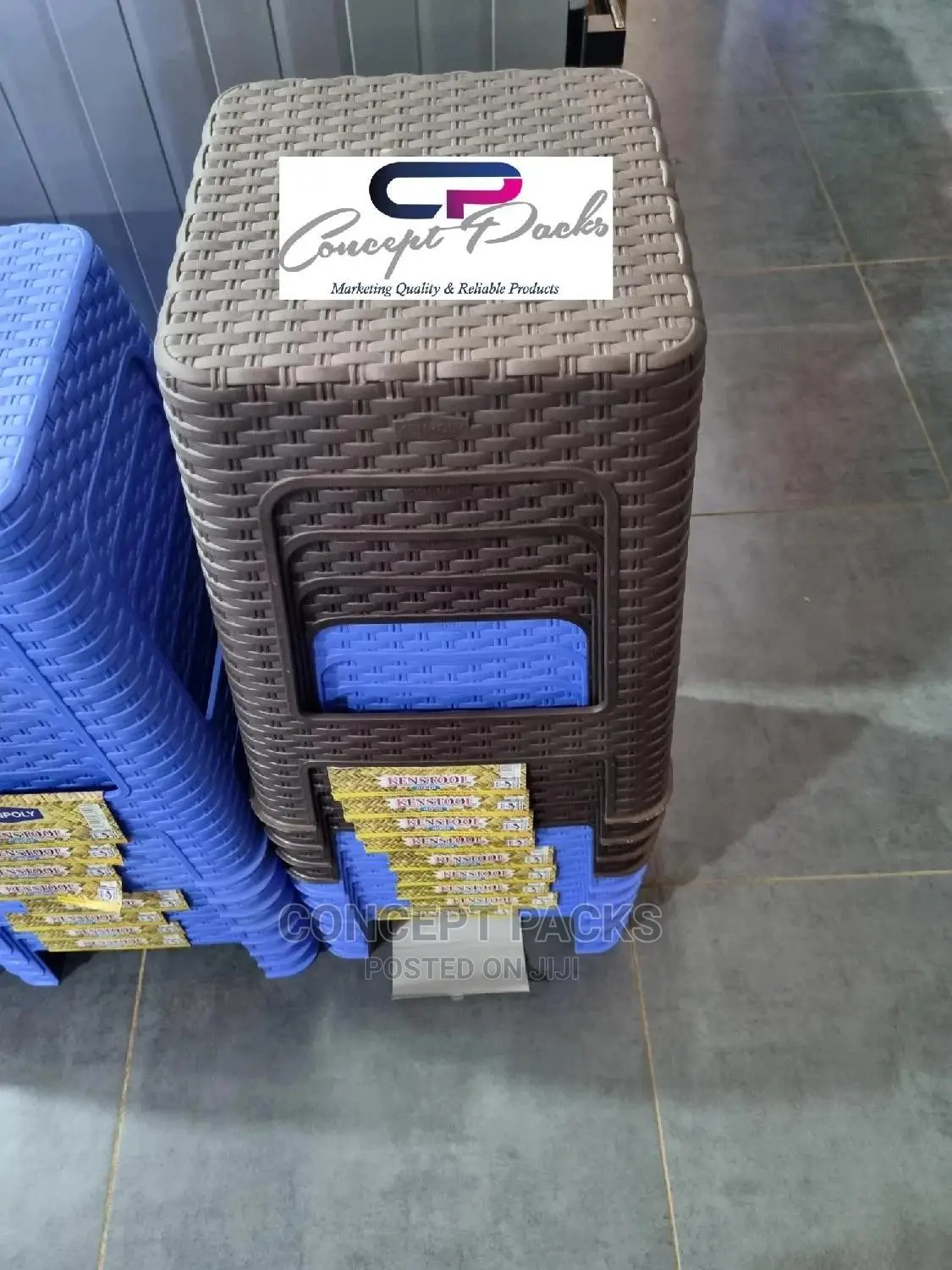 Kenpoly Plastic Rafted Stools