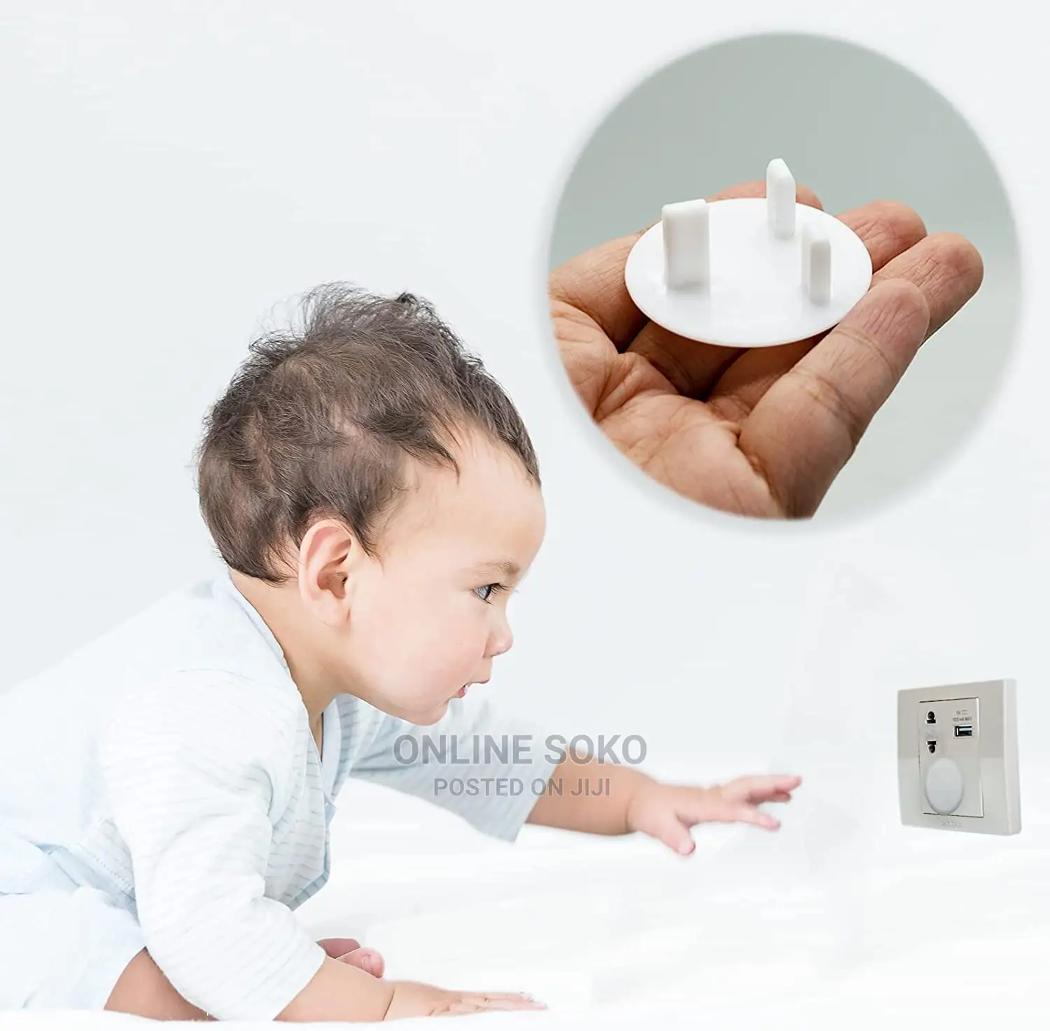 Kids/Children Socket Safety Protectors Plug Covers - 10 PCS