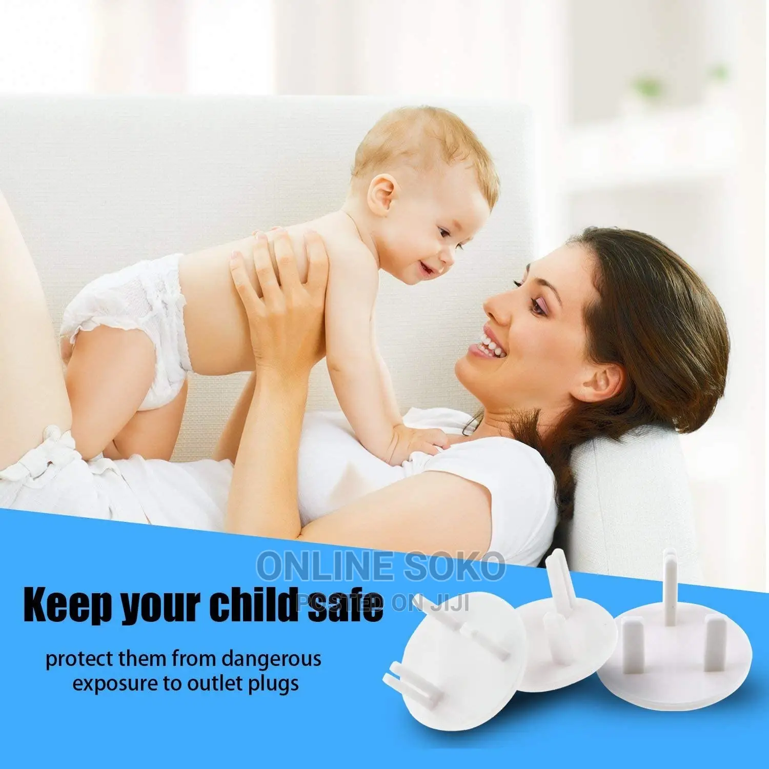 Kids/Children Socket Safety Protectors Plug Covers - 10 PCS