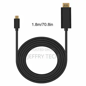 6FT USB Type C Male to Display Port Male Cable Adapter Conve