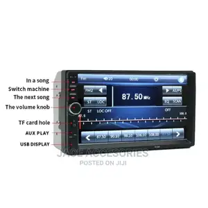 Car 2 Din Mp5 Radio Touchscreen