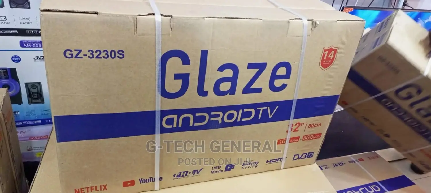 Glaze GZ-3230,32" Inch Smart Android FHD WIFI TV