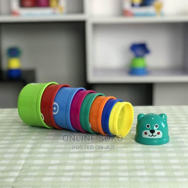 Kids Stacking Nesting Cups Early Educational Baby Toys - thumbnail 4