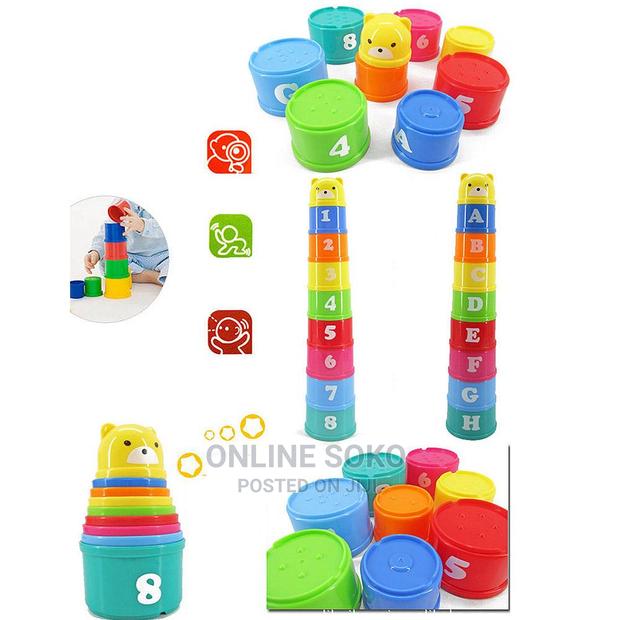 Kids Stacking Nesting Cups Early Educational Baby Toys - thumbnail 7