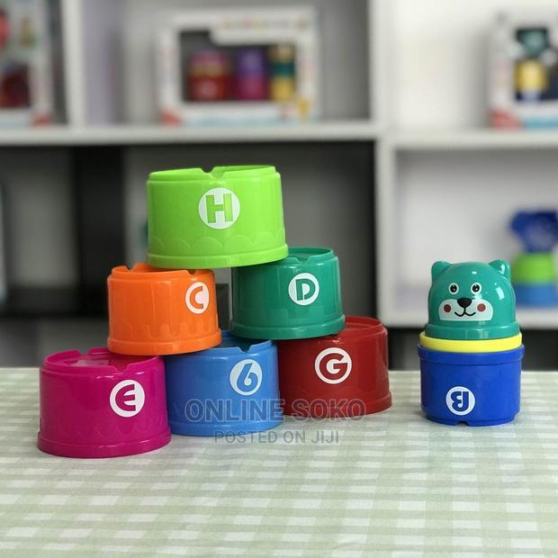Kids Stacking Nesting Cups Early Educational Baby Toys - thumbnail 2